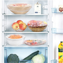 KIT De 100 á 300 Tampas De Plástico Descartável Para Alimento Com 100 Ate 300 Unidades