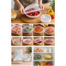 KIT De 100 á 300 Tampas De Plástico Descartável Para Alimento Com 100 Ate 300 Unidades