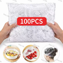 KIT De 100 á 300 Tampas De Plástico Descartável Para Alimento Com 100 Ate 300 Unidades
