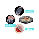 KIT De 100 á 300 Tampas De Plástico Descartável Para Alimento Com 100 Ate 300 Unidades